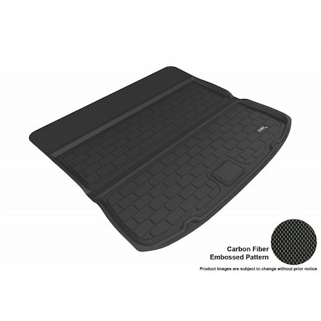 3D Maxpider Carbon Fiber Embossed Pattern Kagu Black Cargo Liner Stowable for 2015-2017 Ford Edge M1FR1001309